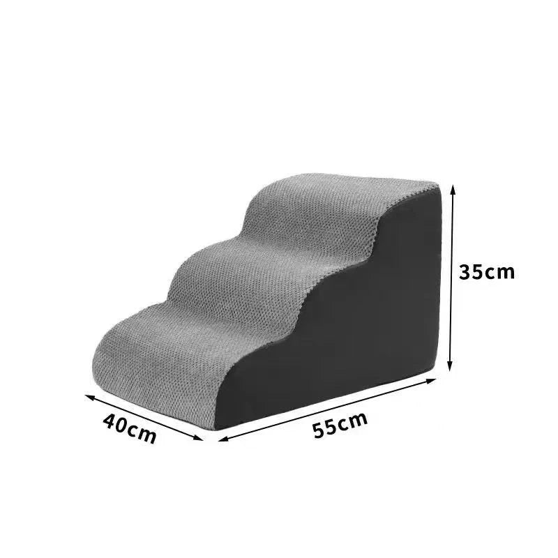 Pet Ramp Stairs with Washable Removable Memory Foam