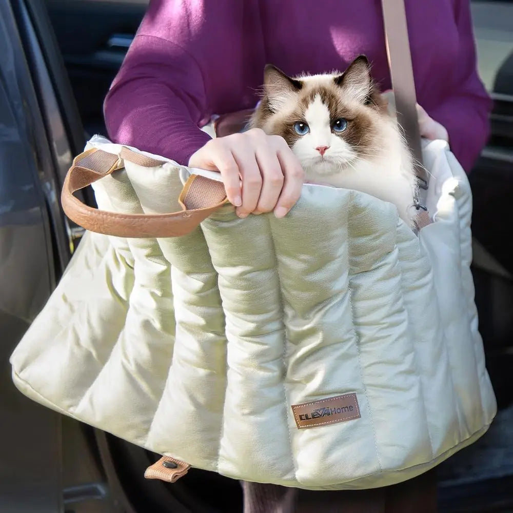 Small Dog Car Seat & Travel Carrier & Pet Bed