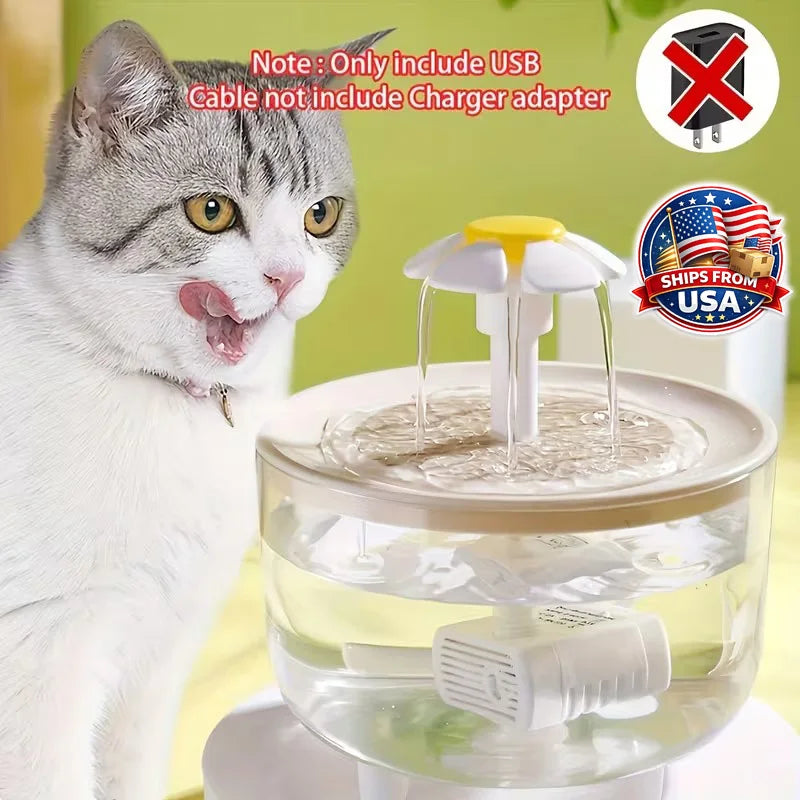 Automatic Pet Water Fountain for Cats and Dogs