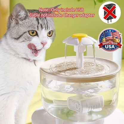 Automatic Pet Water Fountain for Cats and Dogs
