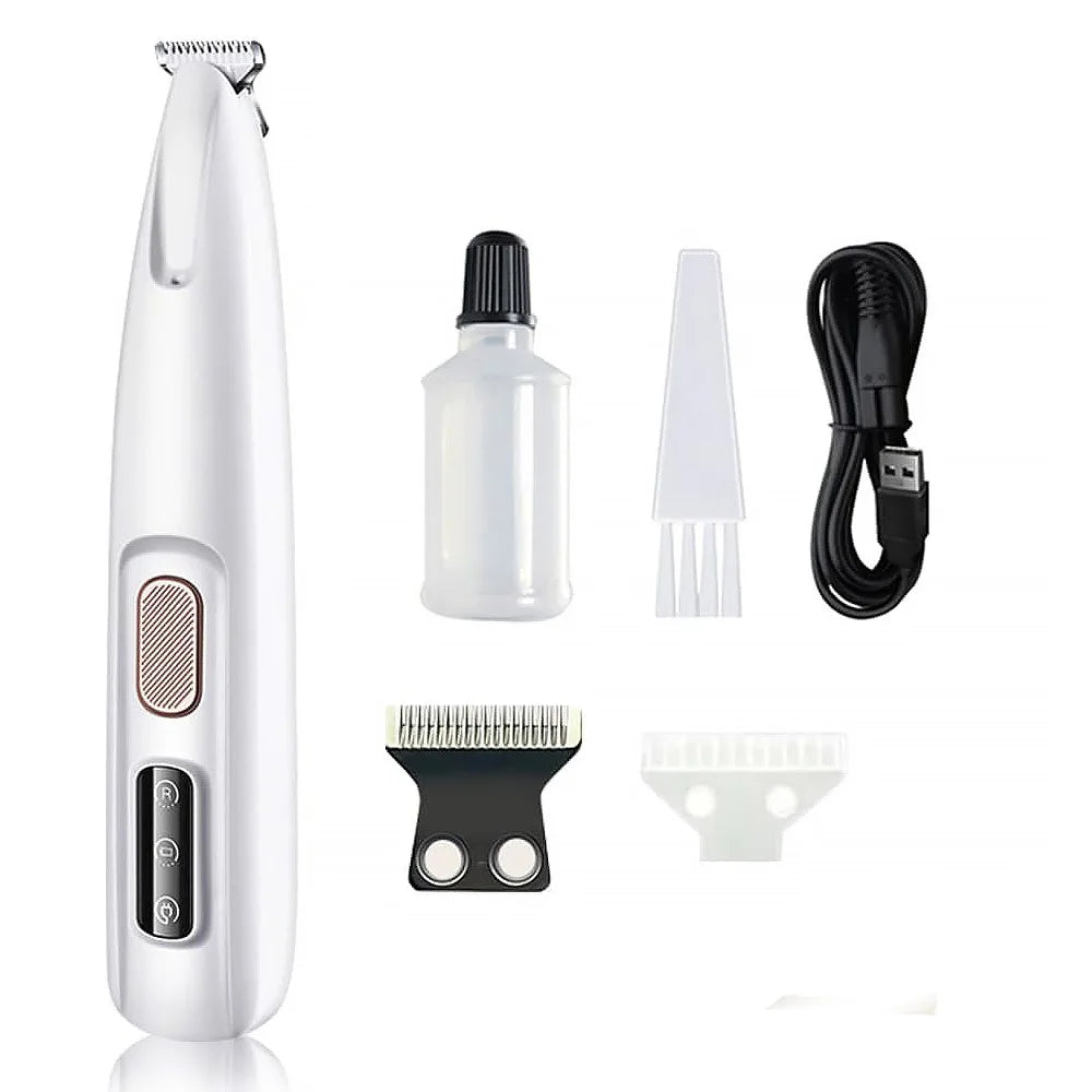 Cat Dog Paw Trimmer, Clippers Rechargeable with LED Light