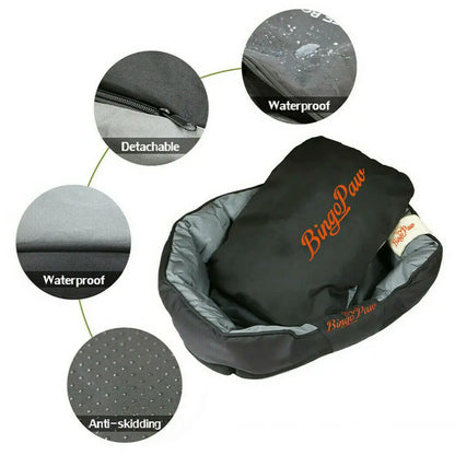 Waterproof XXL Washable Orthopedic Sofa Dog Bed