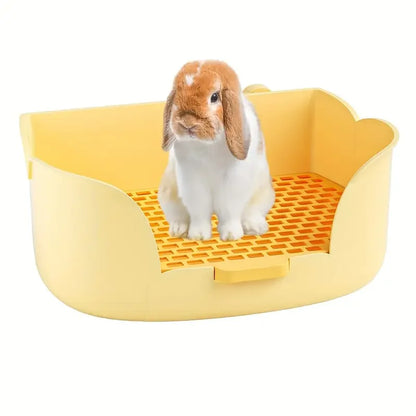 Rabbit, Hamster Litter Box, Potty Corner Trainer Toilet