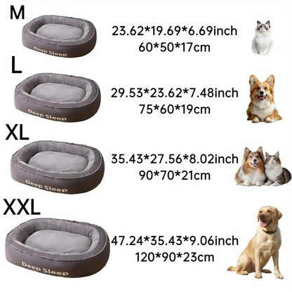 Soft Kennel Washable Dog & Cat Cushion Bed