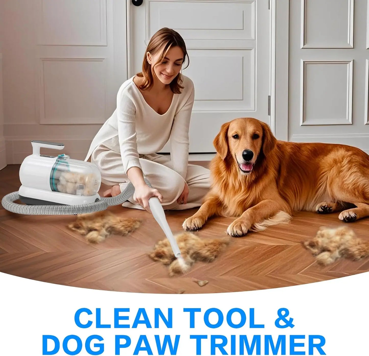 High-Suction, Low Noise Pet Grooming Vacuum