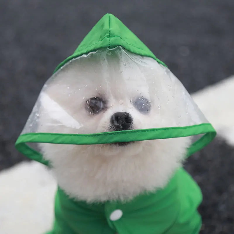 Waterproof Dog Pet Raincoat, Full Coverage with Hood
