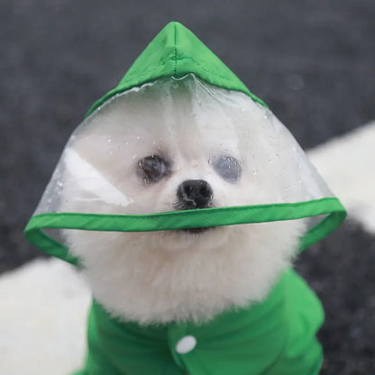 Waterproof Dog Pet Raincoat, Full Coverage with Hood