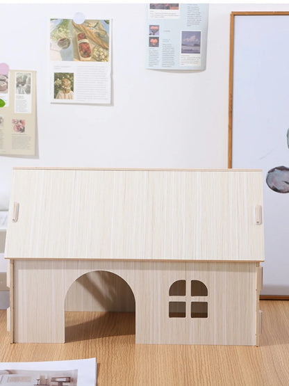 Wooden Nest Guinea Pig Squirrel Nest Dutch