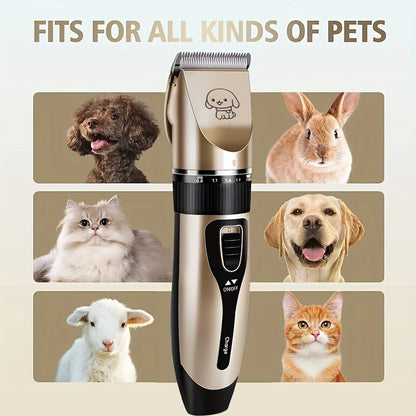 Pet Hair Trimmer Kit Electric Precision Clippers