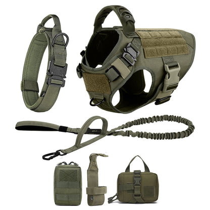 Large & Medium Dog Harness, collar, Leash Set
