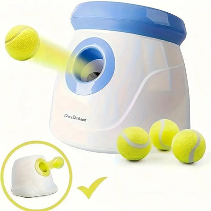 Interactive Tennis Ball Launcher for Small & Medium Dogs