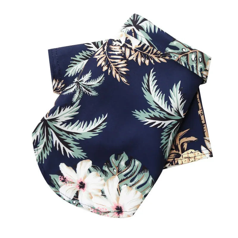 Hawaiian Style Summer Sand Beach Dog Shirts