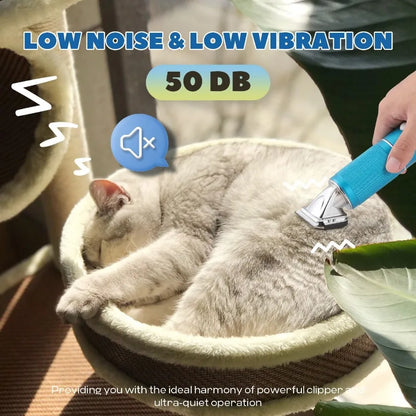 Pet Grooming Clippers 3-Speed Control Low Noise