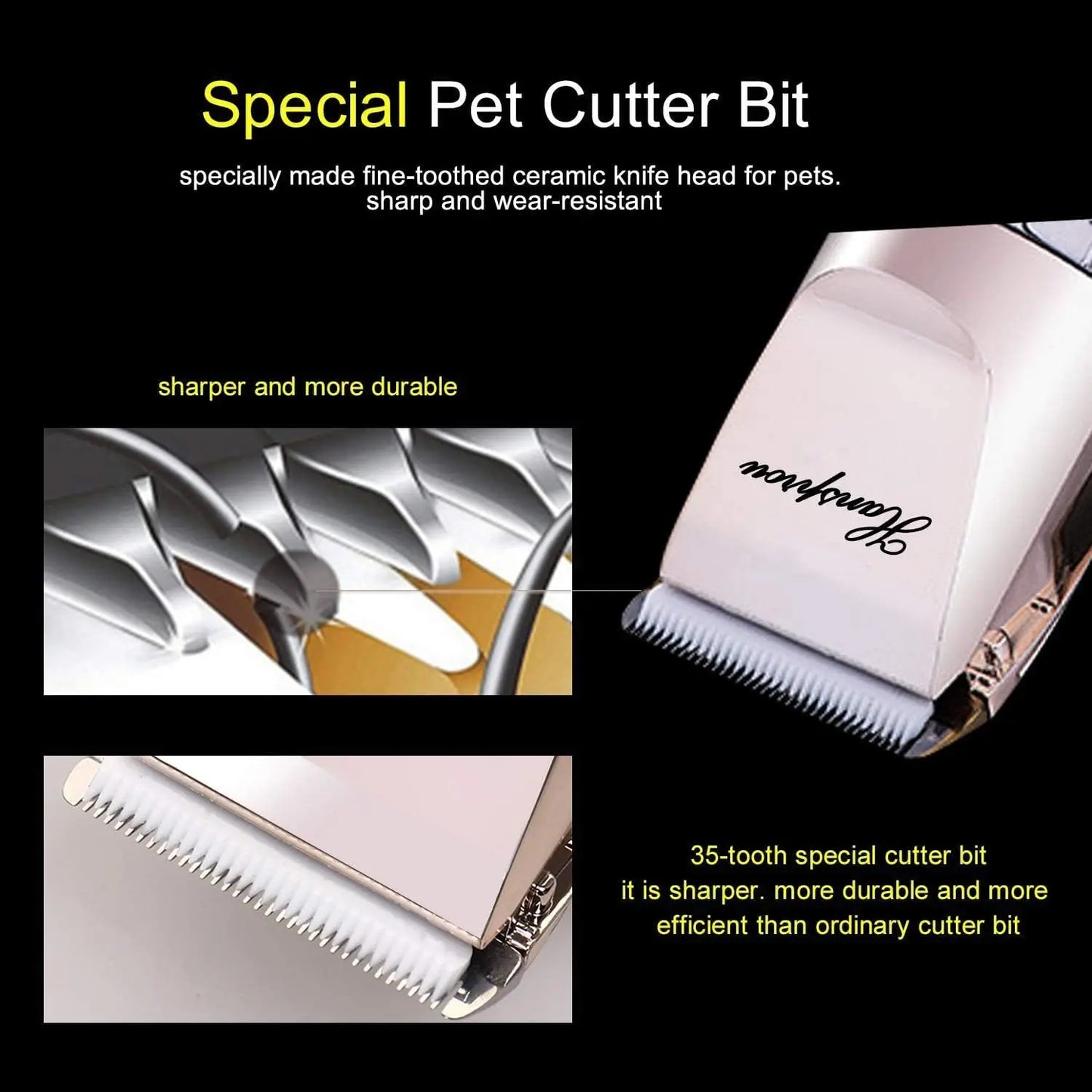 Professional Pet Grooming Clippers for Thick Coats