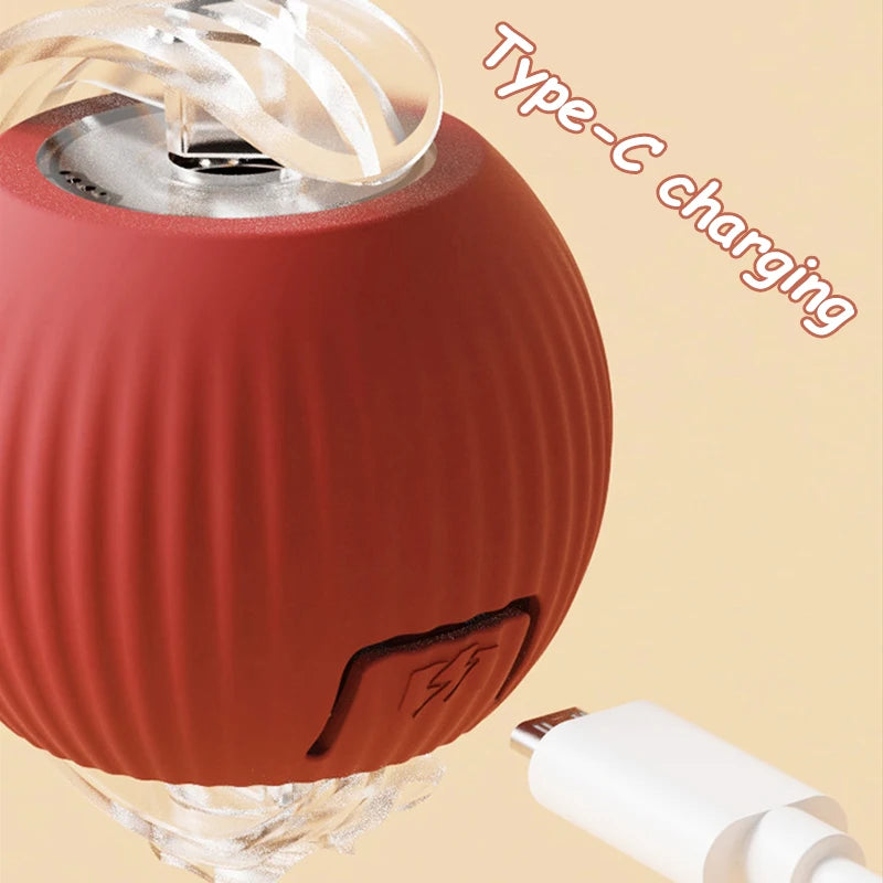 Cat Rechargeable Interactive Automatic Rolling Ball Toy