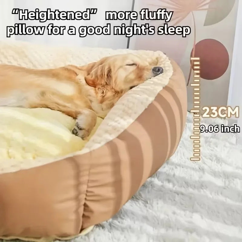 Rectangular Pet Bed, Removable padding and Machine Washable