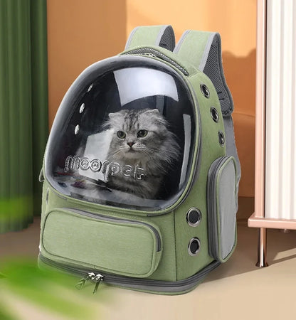 Breathable Pet Carrier Travel Backpack for Cats & Dogs