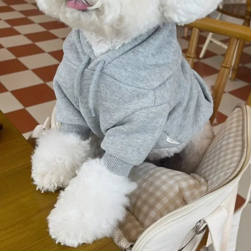 Letter Hoodie Fashion Cotton Dog Clothes / Costume
