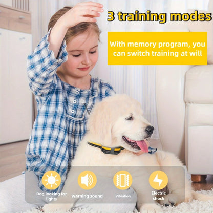 Waterproof Rechargeable Electric Dog Training Collar Anti Barking
