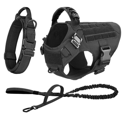 Large & Medium Dog Harness, collar, Leash Set