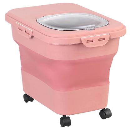 Collapsible Multifunctional Moisture Proof Food Storage Container 20-30LB