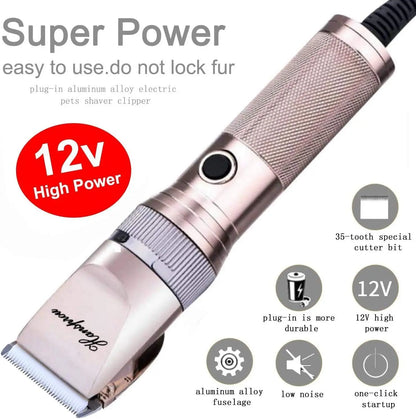 Professional Pet Grooming Clippers for Thick Coats