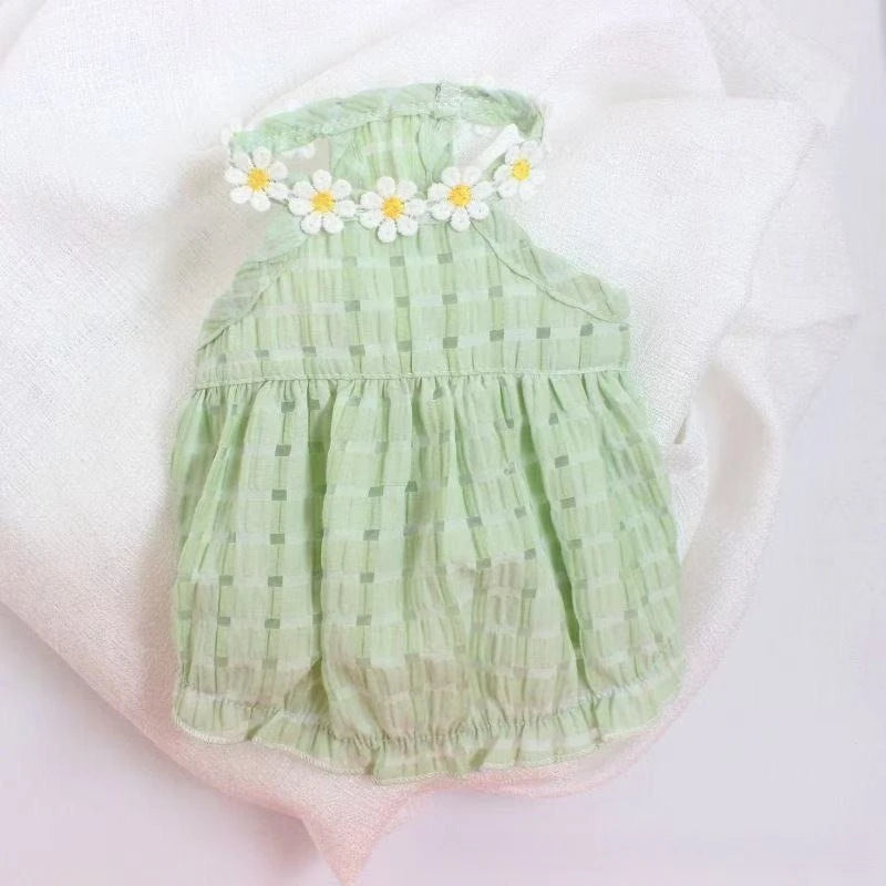 Cat Short Summer Strap Skirt Cat Lightweight Breathable