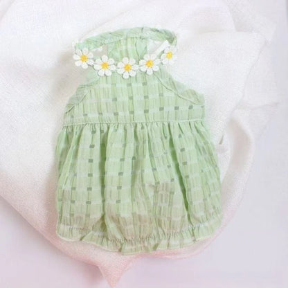 Cat Short Summer Strap Skirt Cat Lightweight Breathable