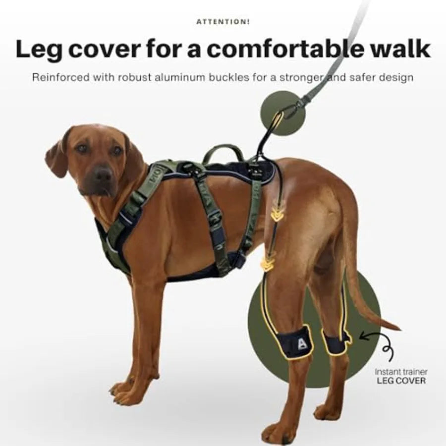 No Pull Heavy Duty Large Dog Tactical Training Harness