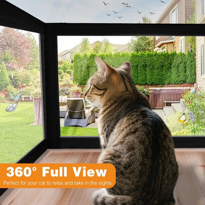 Outdoor Sunbathing Window Box Cat Enclosure