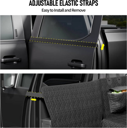 Waterproof Dog Car Seat Cover with Hard Bottom