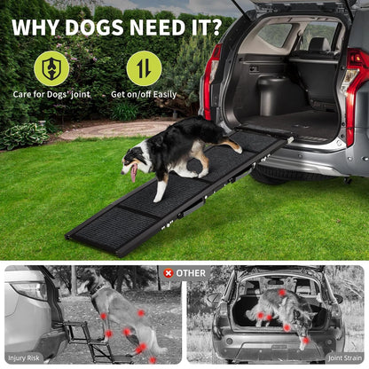 Folding Non-Slip Car Dog Ramp for Large Dogs