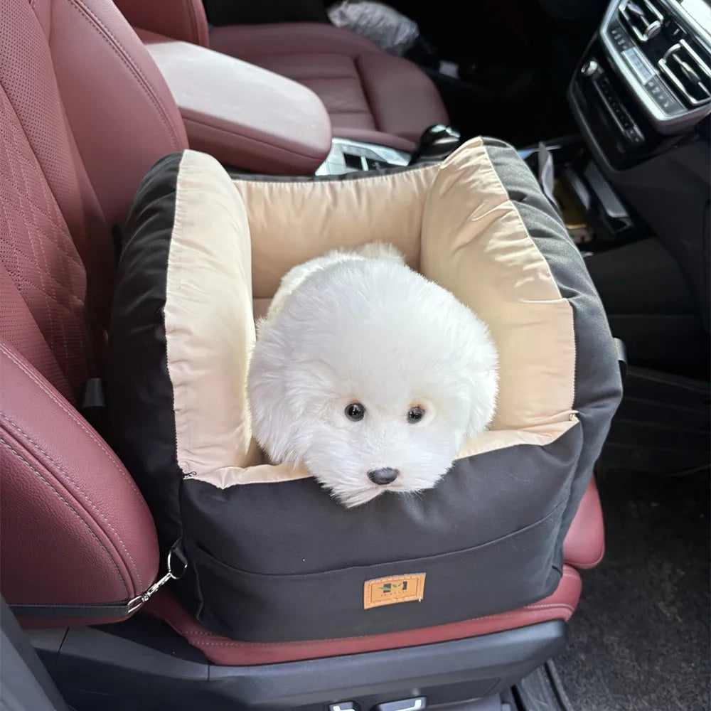 Pet Car Seat Bedding Travel Mattress with Safety Belt