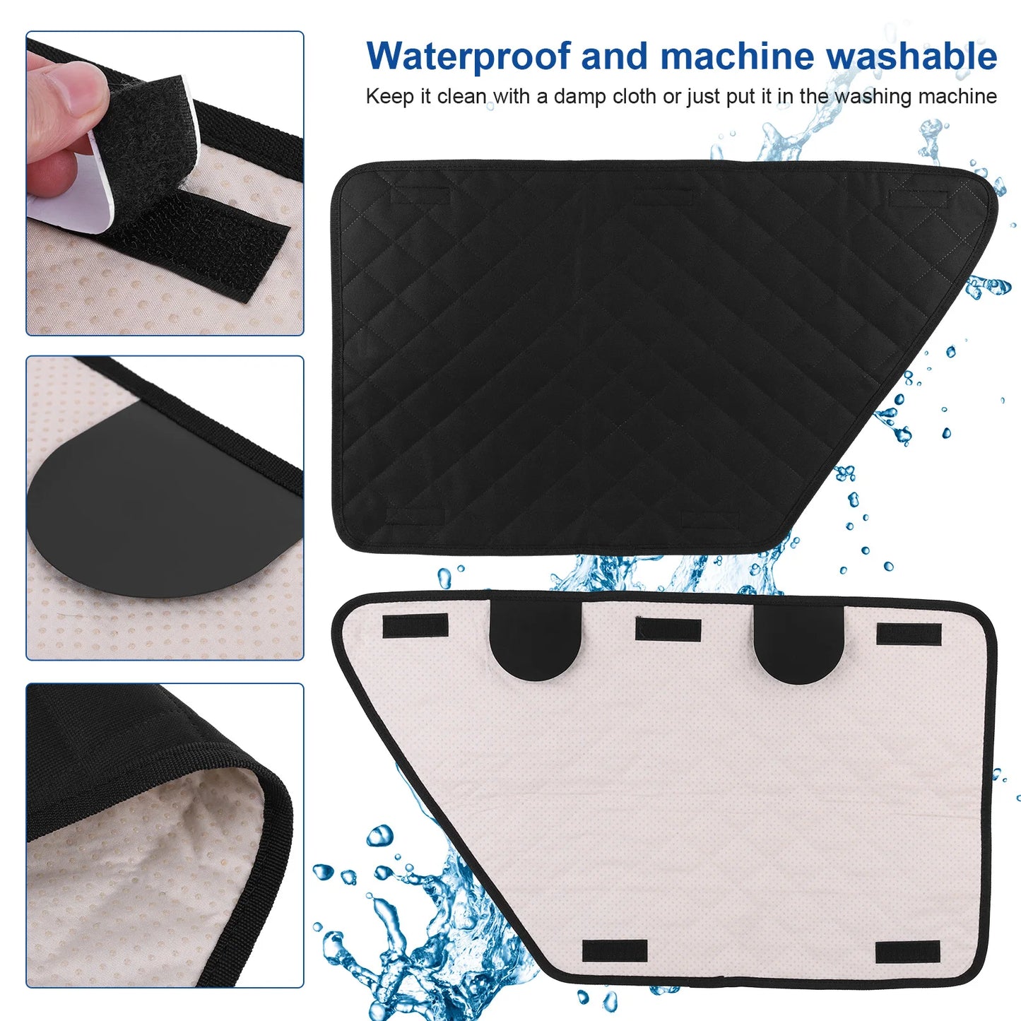 2Pcs Waterproof Anti-Scratch Car Door Interior Cover