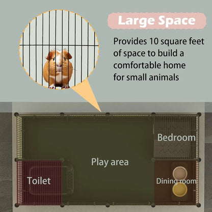 Waterproof Indoor, Outdoor Small Animal Cage Playpen
