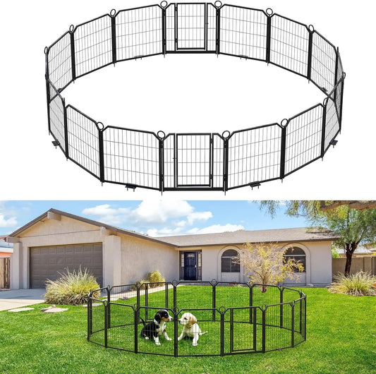 Heavy-Duty Indoor/Outdoor Portable Dog Playpen