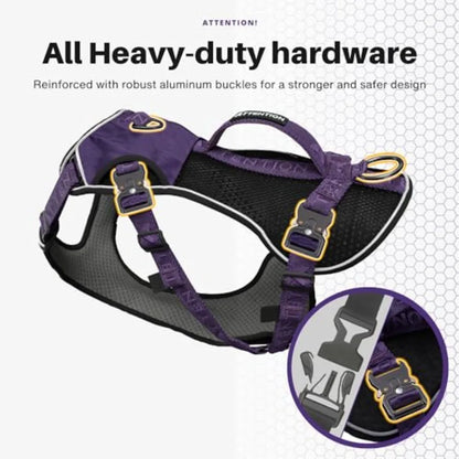 No Pull Heavy Duty Large Dog Tactical Training Harness