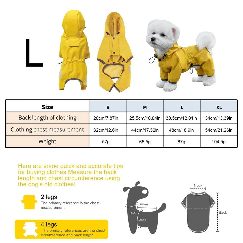 Waterproof High-Visibility Adjustable Lightweight Pet Jacket