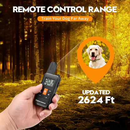 Waterproof Rechargeable Electric Dog Training Collar Anti Barking