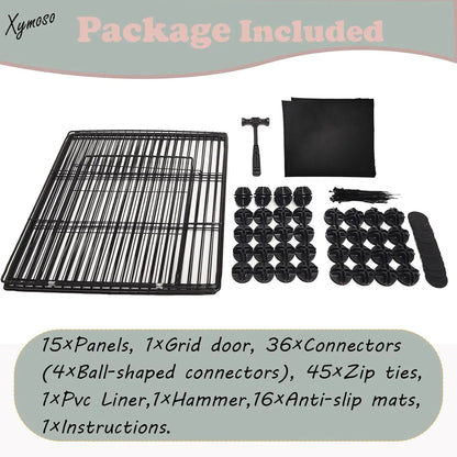 Waterproof Indoor, Outdoor Small Animal Cage Playpen