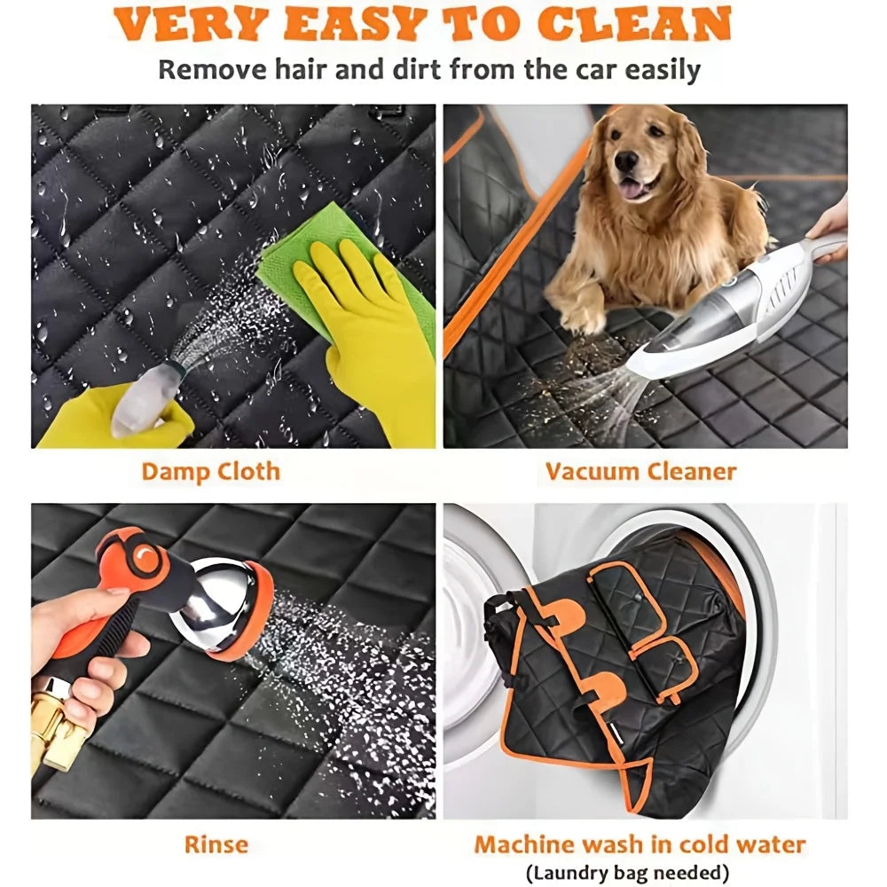 Pet Car Seat Cover for Rear Seat 60/40 Split