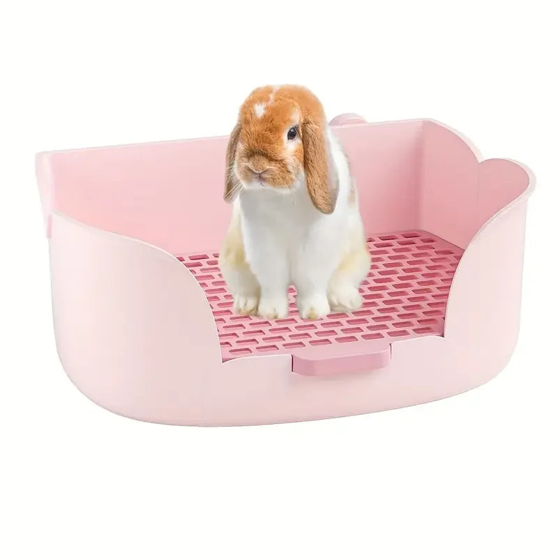 Rabbit, Hamster Litter Box, Potty Corner Trainer Toilet