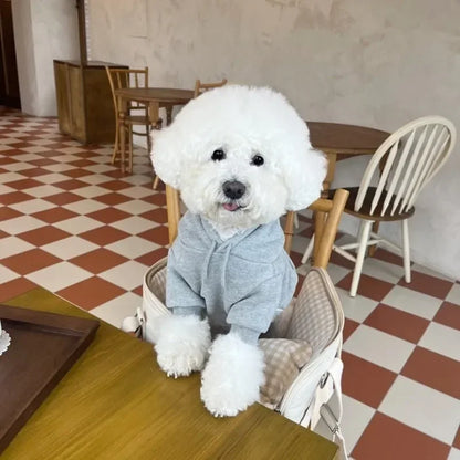 Letter Hoodie Fashion Cotton Dog Clothes / Costume