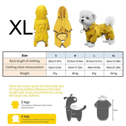 Waterproof High-Visibility Adjustable Lightweight Pet Jacket
