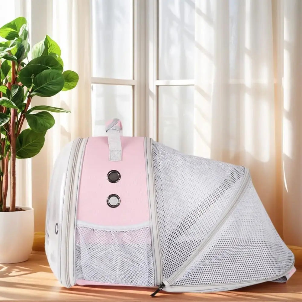 Expandable Portable Backpack Travel bag for Small Animals