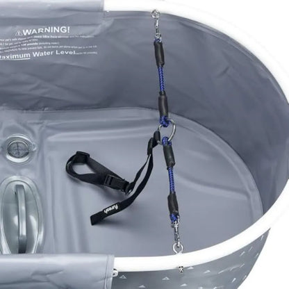 Elevated Foldable Portable Pet Bathtub and Wash Station