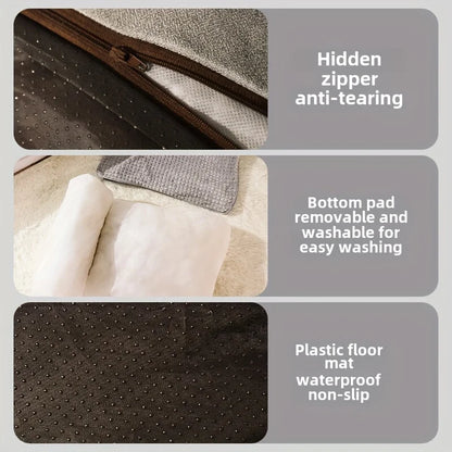 Soft washable Pet Bed with Non-Slip bottom