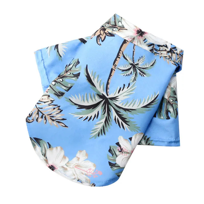 Hawaiian Style Summer Sand Beach Dog Shirts