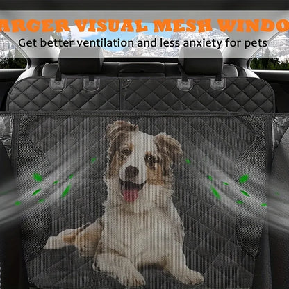 Pet Car Seat Cover for Rear Seat 60/40 Split