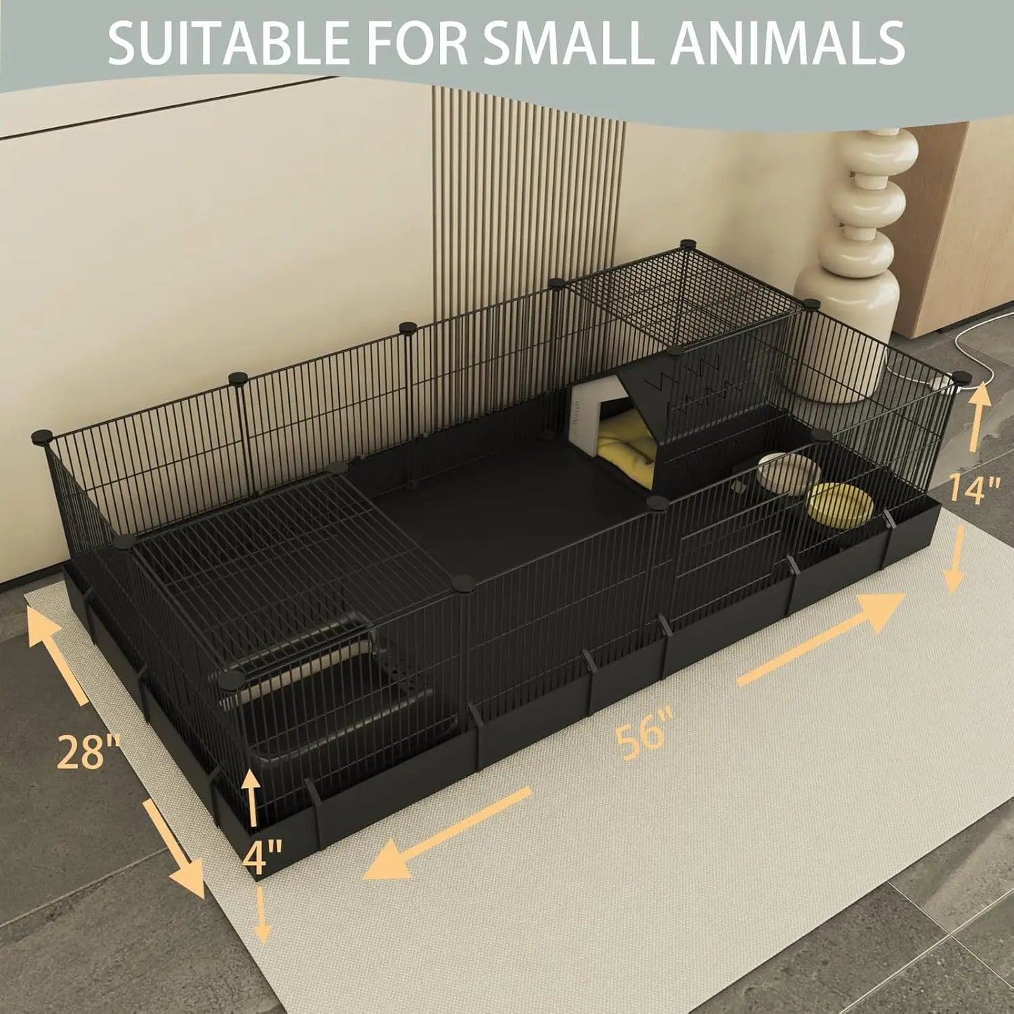 Waterproof Indoor, Outdoor Small Animal Cage Playpen